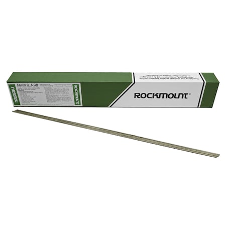 Rockmount Research And Alloys Apollo GB, Silver Brazing Alloy for Repairing All Metals (except White), Bare, 1/16" dia., 6ft 5022F